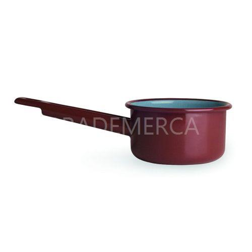 Cazo Recto Esmaltado Teja 10 cm – 0.45 L
