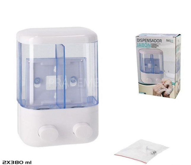Dispensador De Jabon 2x380 ML Gerimport