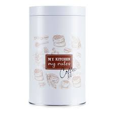 Lata de Almacenamiento para Café – Diseño Decorativo y Funcional