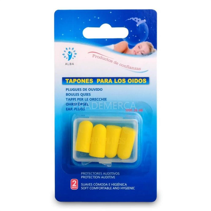 Tapones Para Los Oidos De Espuma 2 Pares Alba