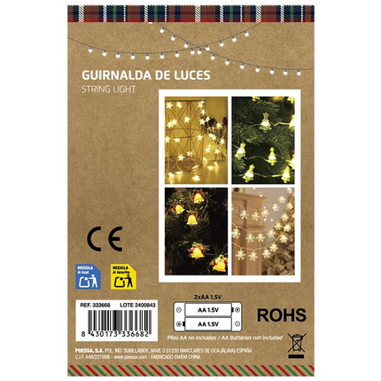 Guirnalda con Luces de Navidad Bismark - 3m