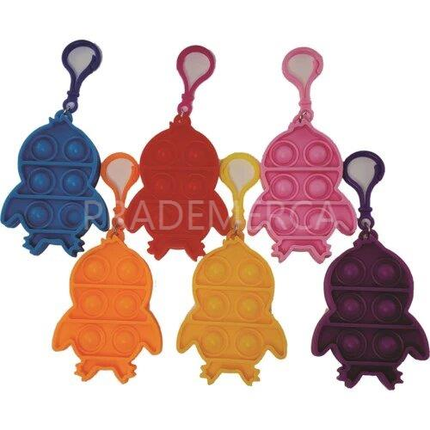Llaveros Fidget Toys Pop It De Siliciona Atosa