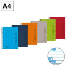 Cuaderno Anillas Cuadriculado 90G 80 Hojas 4MM Campus