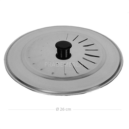 Tapa Sarten Y Olla Adam Acero Inoxidable 26 Cm - Kitchen&Go