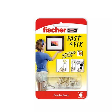 Colgador Básico Fast&Fix Fischer - 12uds