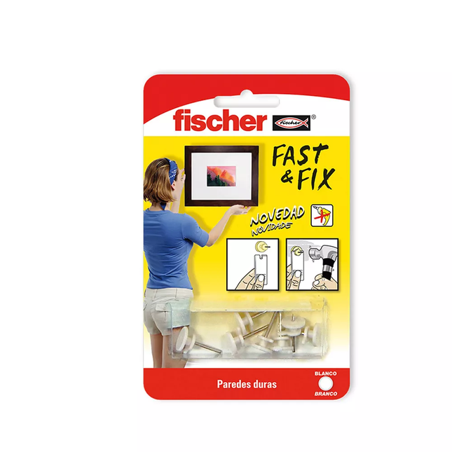 Colgador Básico Fast&Fix Fischer - 12uds