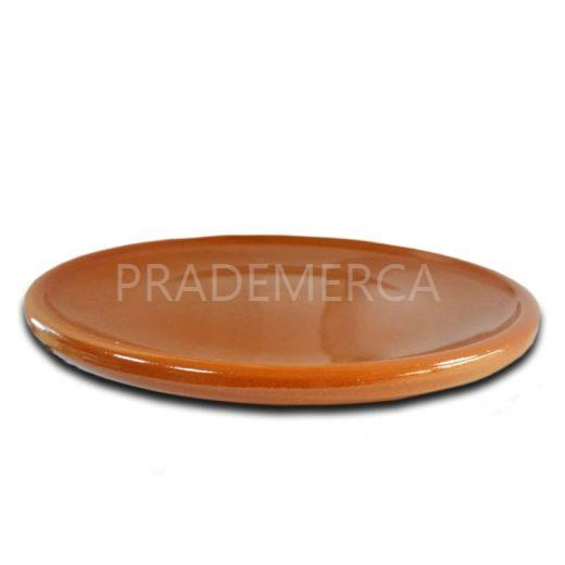Plato Redondo 29 Cm De Barro Alfareria Real