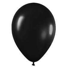 Globos negros de látex de alta calidad para eventos formales.