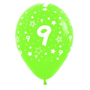 Globos Surtido 5 UNDS Nº9 Mr. Globo