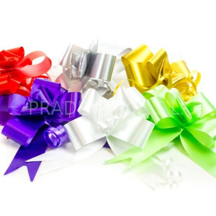 Lazo Estrella Liso Brillo 3 UNDS 65MM CrisColor