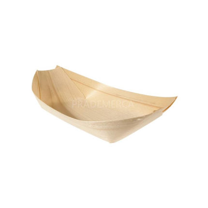 Barquillas Madera Biodegradables 23-24Cm 4uds