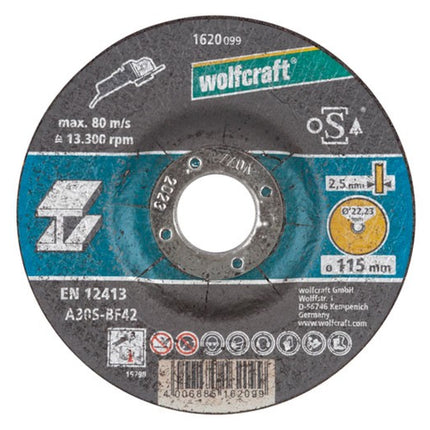 Disco para Cortar metal Wolfcraft - 125mm