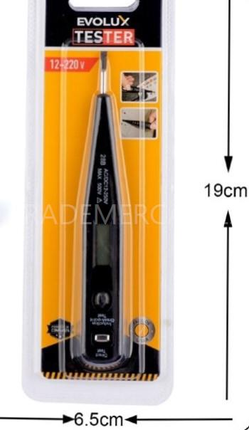 Tester de Corriente Evolux - 12-220V