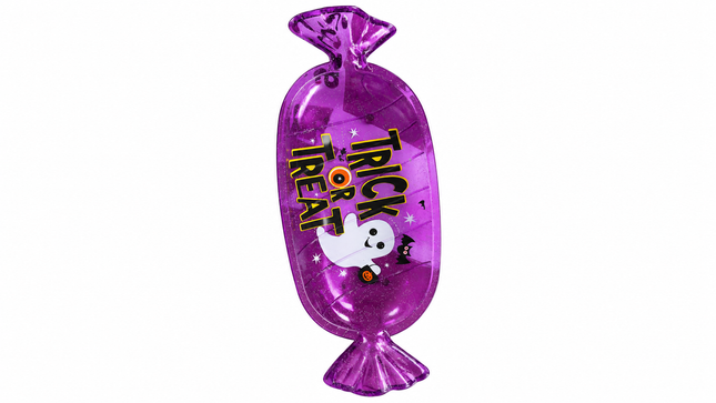Bandeja de Plástico "Caramelo Spooky" para Halloween – 35 cm