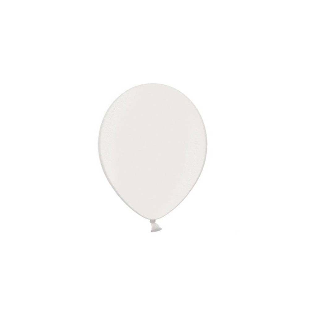 Globo blanco de látex de alta calidad, 30 cm de diámetro, parte del pack multicolor.