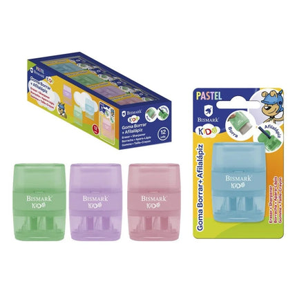 Sacapuntas con Deposito + Goma de Borrar - Bismark