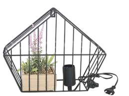 Lampara De Pared Con Jardín Artificial Gerimport - 24x30cm