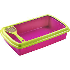 Arenero de Plástico para Gatos con Pala - Hega