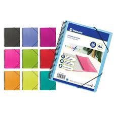 Carpeta Espiral con Fundas A4 Bismark Thunder
