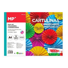 Bloc de Cartulinas de Colores MP - A4 (10 Hojas)