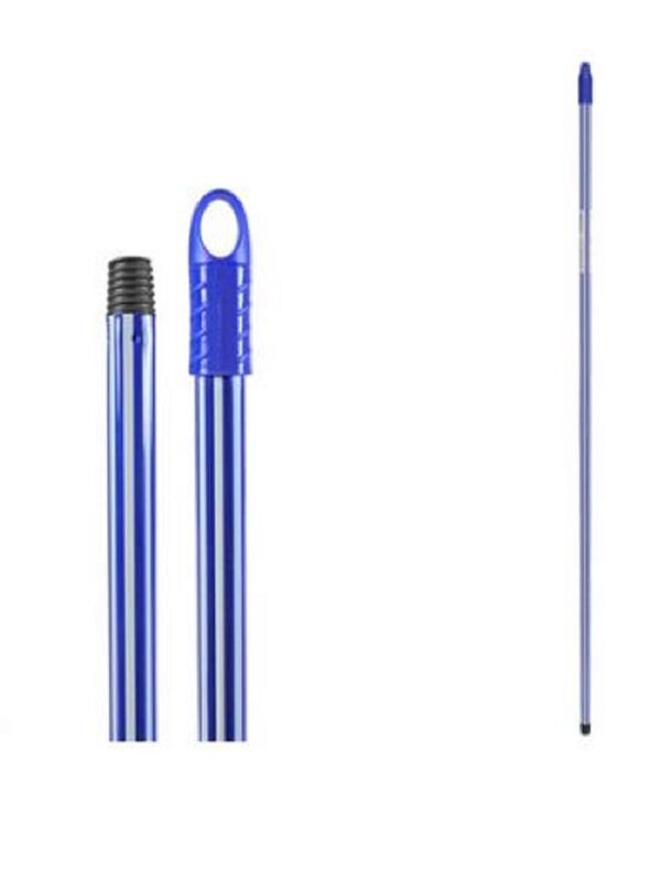 Palo de Escoba Metalico Nali a Rayas Azul - 1.4m