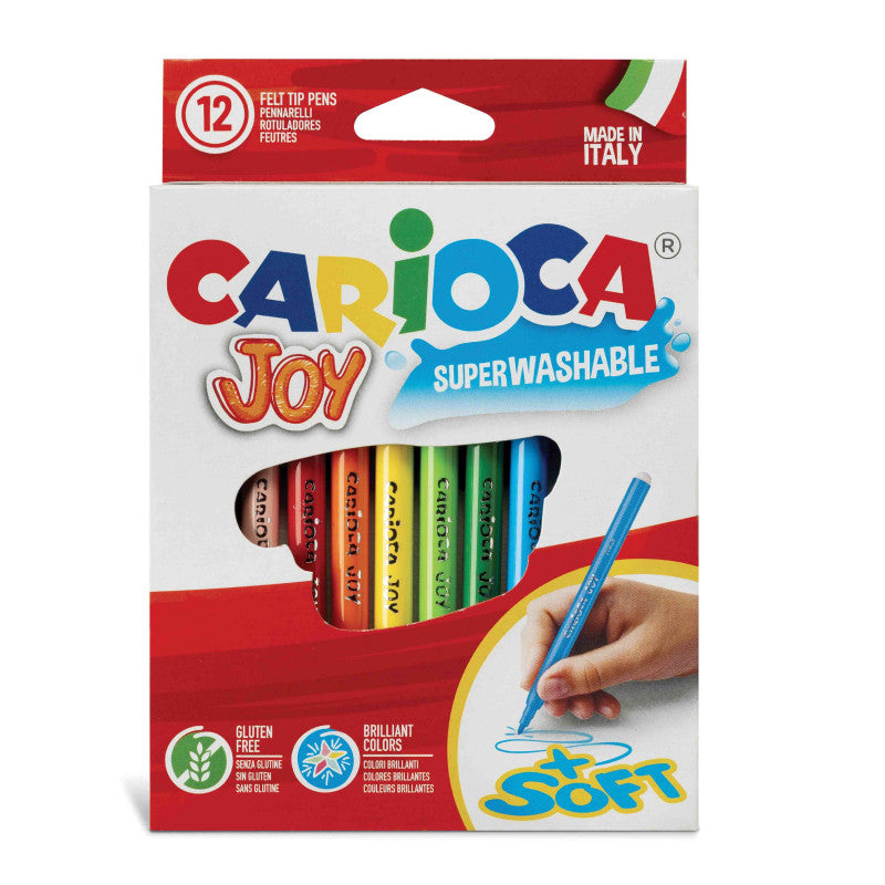 Rotuladores Carioca Joy Superwashable 12-30 Colores - Bubaa