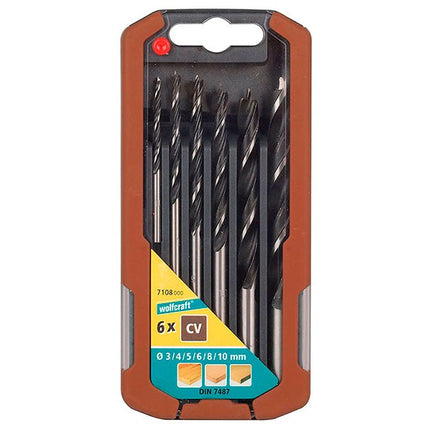 Juego de Brocas para Madera Wolfcraft - 6uds