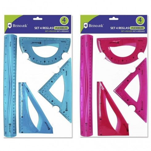 Set de 4 Reglas Flexibles Bismark – 30 cm