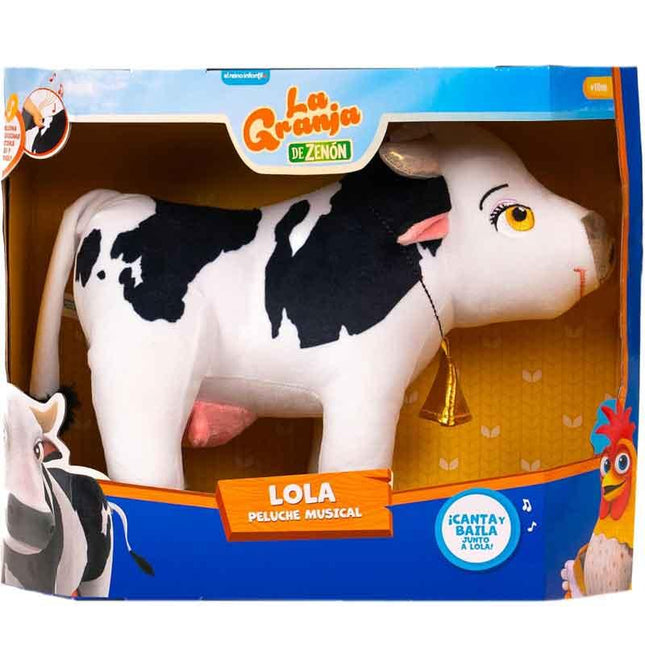 Peluche Interactivo Vaca Lola Bandai