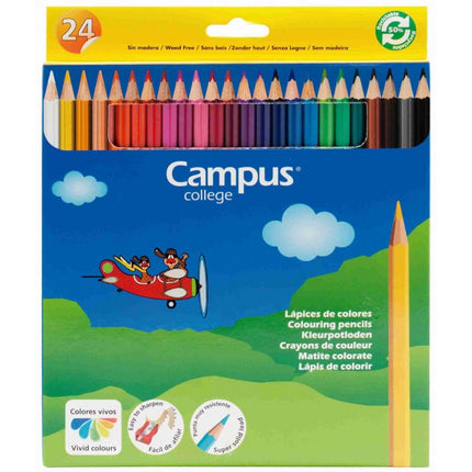 Lápices de Colores Campus College 24 Colores