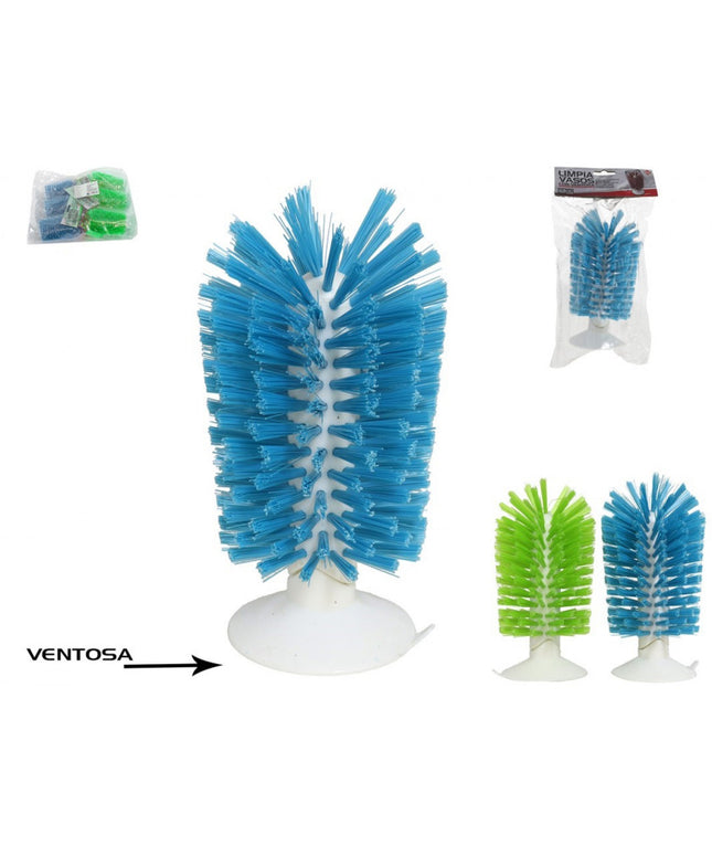Limpiavasos con Ventosa 16 cm Gerimport