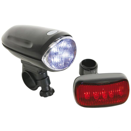 Set de Luces LED Delantera y Trasera para Bicicleta H.K.