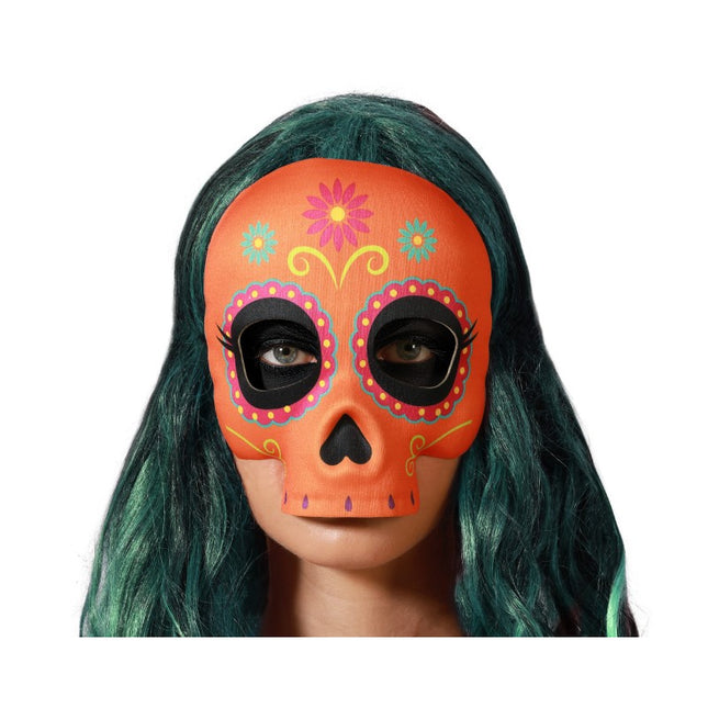 Mascara de Calavera Dia de Muertos para Halloween - Atosa