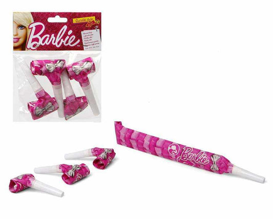 Matracas de Fiesta Barbie (4 unidades) - Bubaa