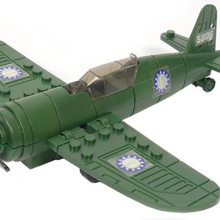 Set de Construcción SBD-34 Dauntless - Avión de Bloques de la Segunda Guerra Mundial