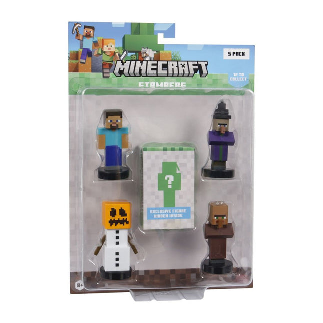 Figuras Coleccionables de Minecraft Bizak - 5uds