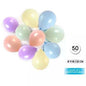 Pack de Globos Pastel Surtido Macaron (50 unidades) - Bubaa