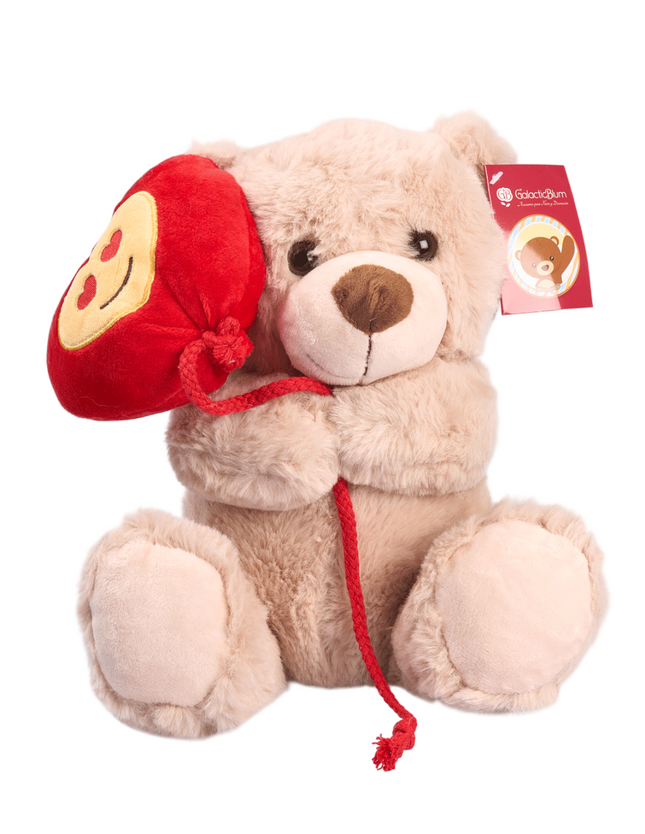 Oso de Peluche con Corazón con Emoji Enamorado - Galacticblum