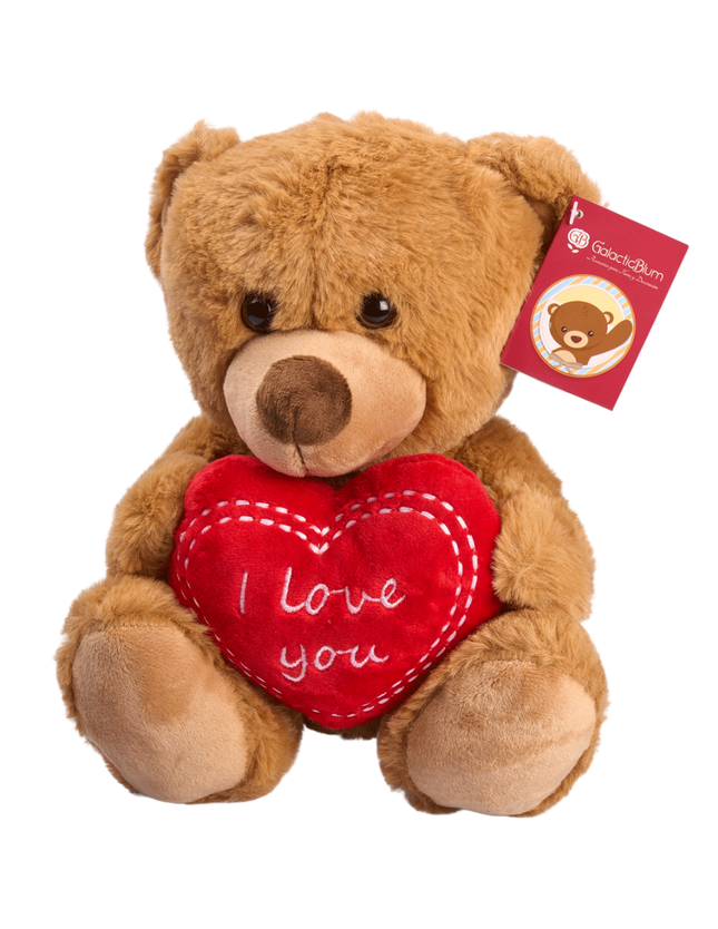 Oso de peluche con Corazón "I Love You" - Galacticblum