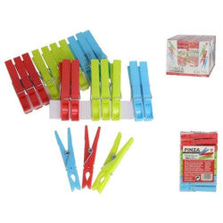 Pinzas de Plastico para la Ropa Gerimport - 20uds