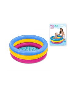 Piscina Hinchable de 3 Tubos Bismark Beach - 76x25cm