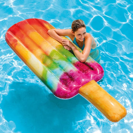 Colchoneta Hinchable Polo de Helado Arcoíris