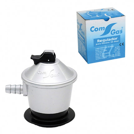 Regulador de Gas Butano/Propano ComGas 30 mbar (Uso Doméstico)