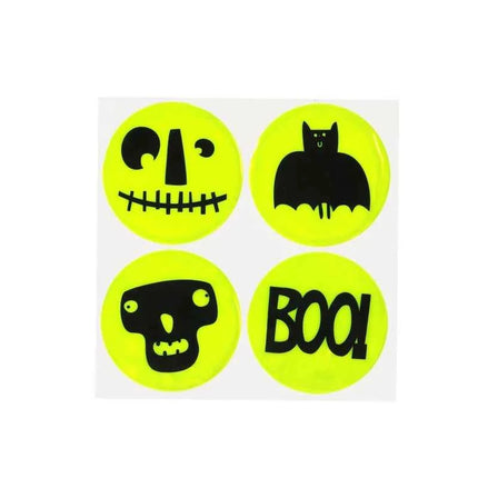 Pegatinas Reflectantes de Halloween Neon – Pack de 4