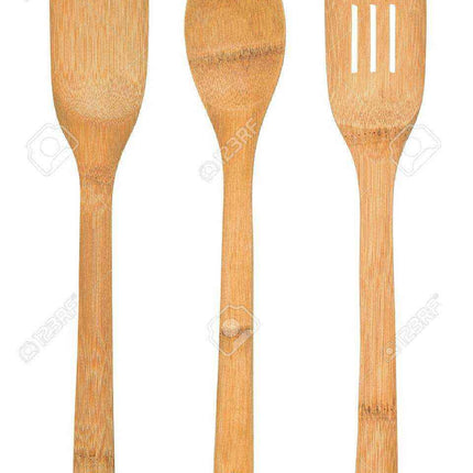 Set de Utensilios de Cocina de Bambú - 3 Piezas - Bubaa