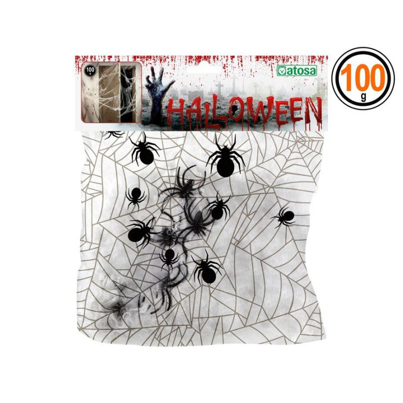 Tela de Araña Decorativa Halloween - Telas de Araña disponible en Bubaa