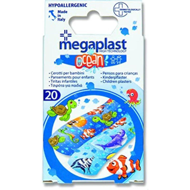Tiritas Infantiles Megaplast - 20uds (6x2cm)