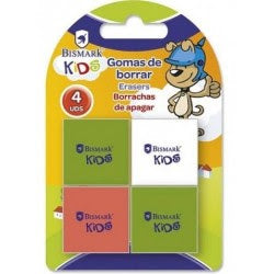Bismark Kids – Gomas de borrar (4 uds.)