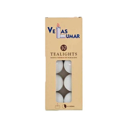 Velas Quemador Lumar 10Und