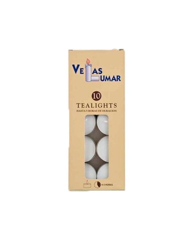 Velas Quemador Lumar 10Und